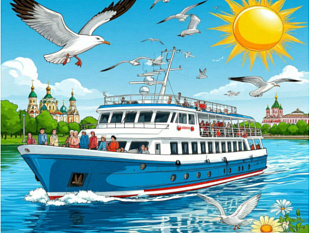 22.08.«Путешествие в Ярославль на краешек лета …» Автобусный тур из Вологды с развлекательной программой на теплоходе!
